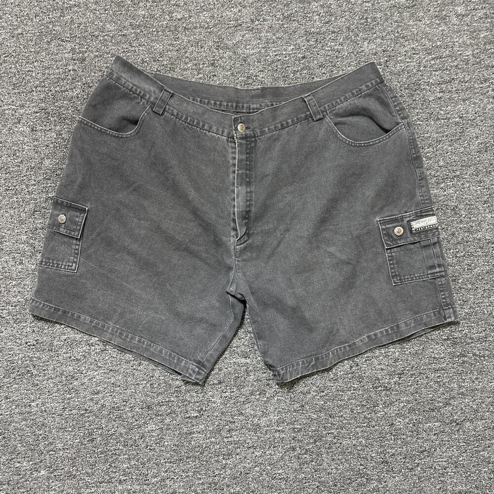 Vintage timberland black cargo jorts